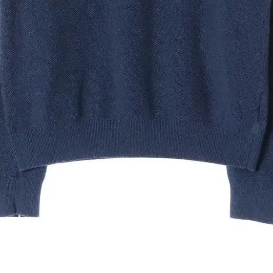 [BUNJANG] Tommy Hilfiger Navy V-Neck Cotton Knit Sweater / 타미힐피거 네이비 브이넥 디테일 코튼 니트 M