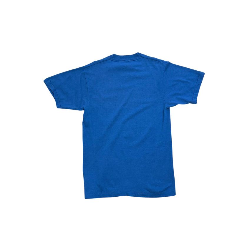 [BUNJANG] Vintage Single Stitch Blue T-shirt / 80-90s 싱글 스티치 빈티지 블루 티셔츠