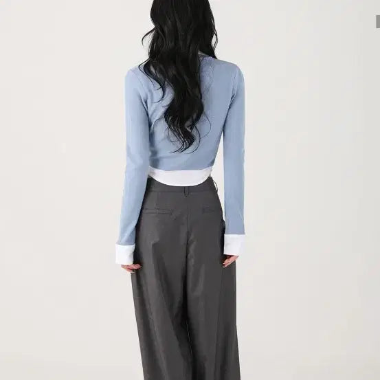 [SOLD OUT] 어반드레스 셔츠가디건 소라색 판매합니다