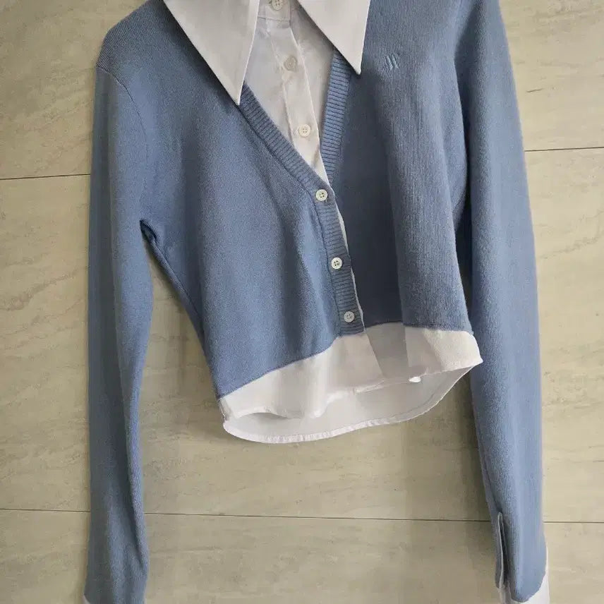 [SOLD OUT] 어반드레스 셔츠가디건 소라색 판매합니다