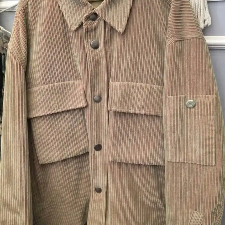 [BUNJANG] Solid Homme Corduroy Pocket Shirt Jacket / 솔리드옴므 코듀로이 포켓 셔츠 자켓