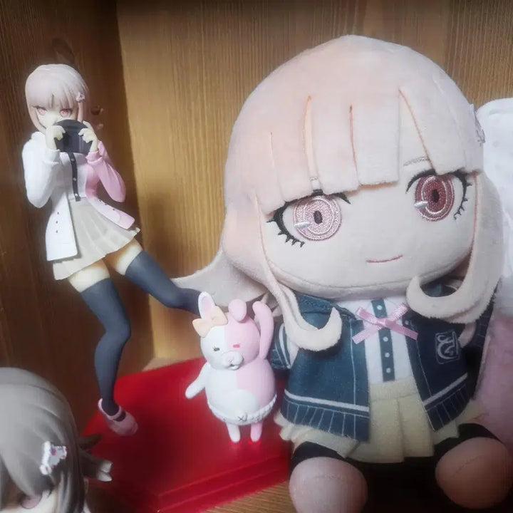 [BUNJANG] Danganronpa Chiaki Nanami Figure &amp; Plush Bundle Set / 단간론파 나나미 치아키 피규어 + 누이 일괄 판매합니다