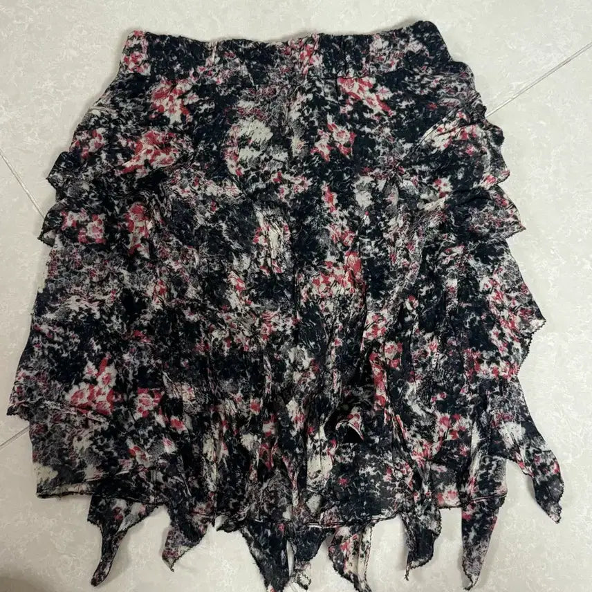 [SOLD OUT] 이자벨마랑 플라워 쉬폰 스커트