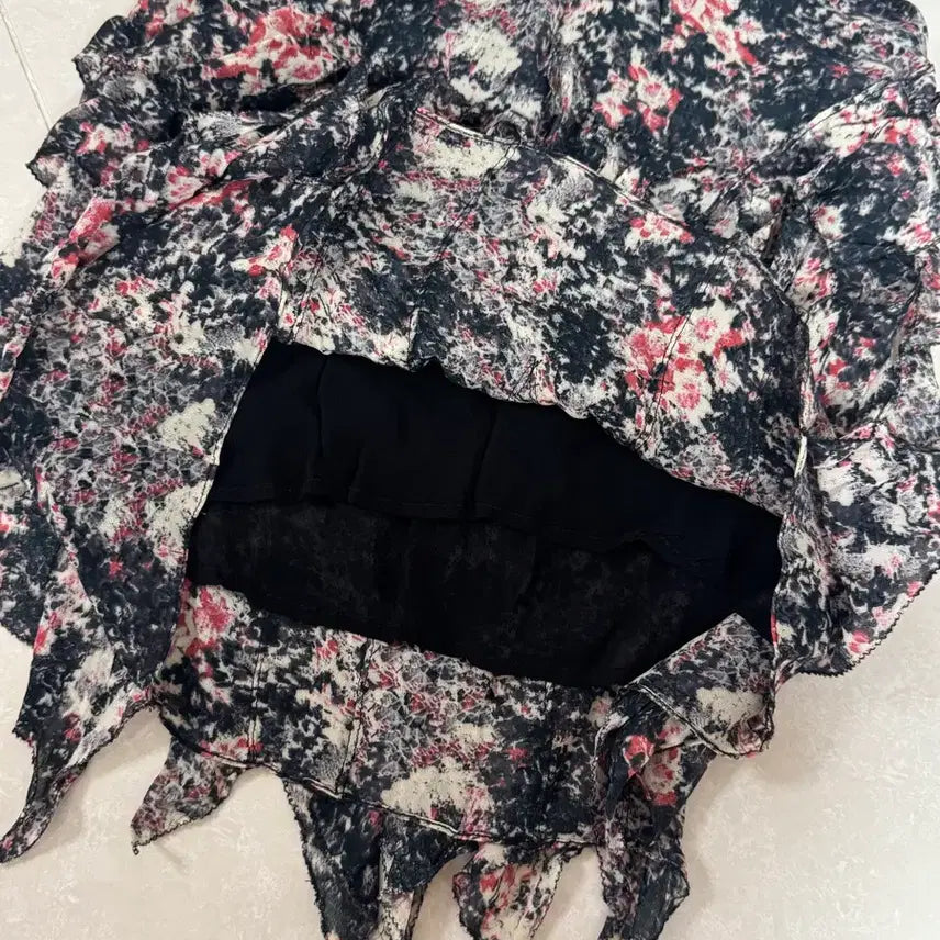 [SOLD OUT] 이자벨마랑 플라워 쉬폰 스커트