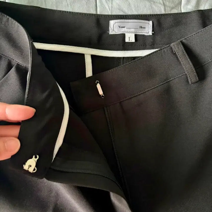 [BUNJANG] YourNameHere L Size Black Slacks / (새상품) 유어네임히얼 유네미 슬렉스 L