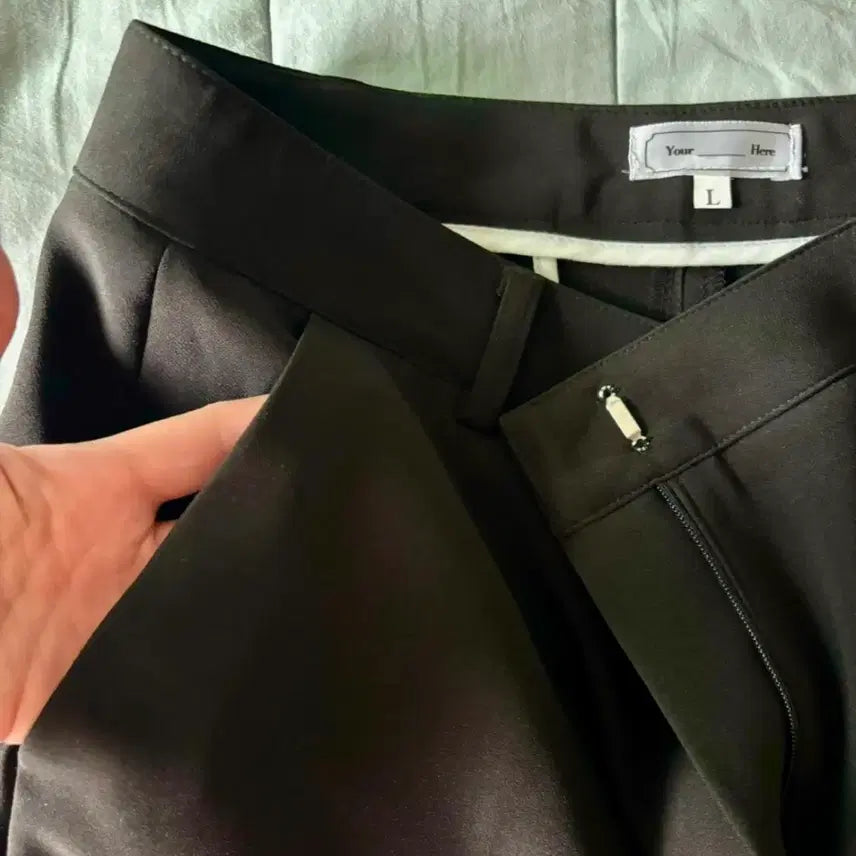 [BUNJANG] YourNameHere L Size Black Slacks / (새상품) 유어네임히얼 유네미 슬렉스 L