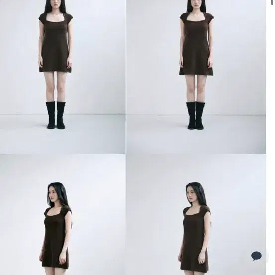[BUNJANG] Yoonseul Shop Lei Cocoa Knit Mini Dress / 윤슬샵 lei 코코아 니트 원피스