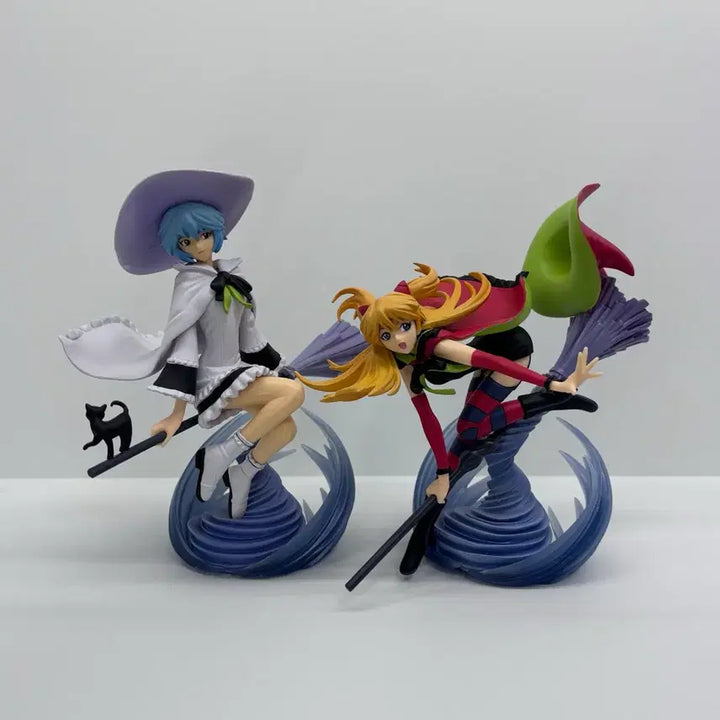 [BUNJANG] Evangelion Sweet Witches Rei Ayanami &amp; Asuka Langley Soryu Figure / 에반게리온 스위트 위치스 레이 아스카 피규어