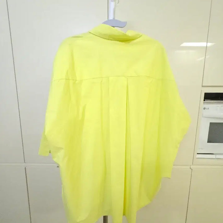[BUNJANG] Neon Yellow Shirt / 형광 노란색 남방 셔츠