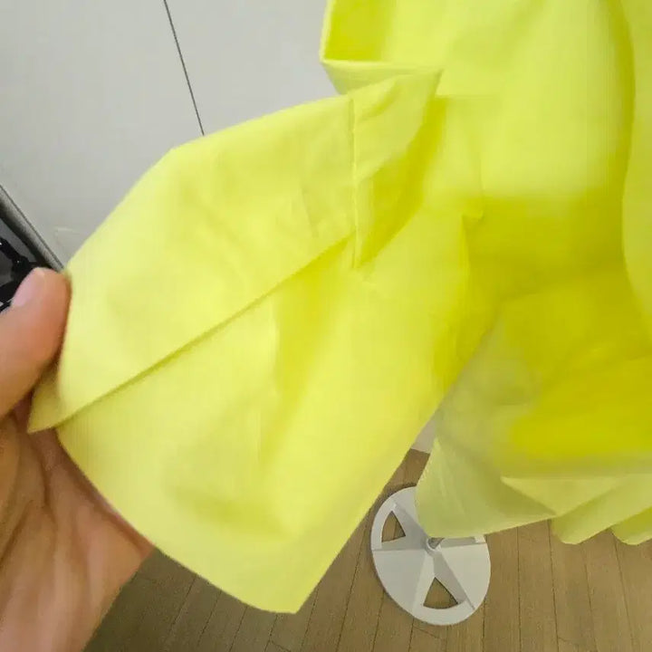 [BUNJANG] Neon Yellow Shirt / 형광 노란색 남방 셔츠