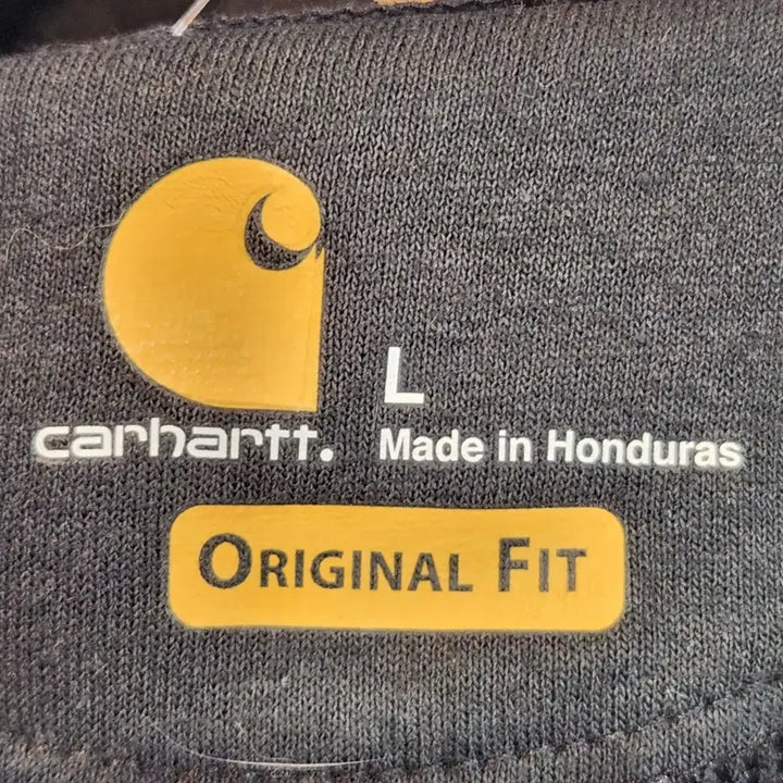 [BUNJANG] Carhartt Black Fleece Lined Hoodie / 칼하트 블랙 기모 후드티 Carhartt