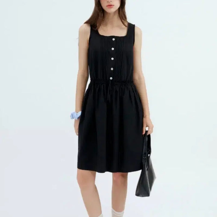 [BUNJANG] Shardrama CARMI Cotton Dress [Black] / 샤드라마 원피스 CARMI COTTON DRESS [BLACK]