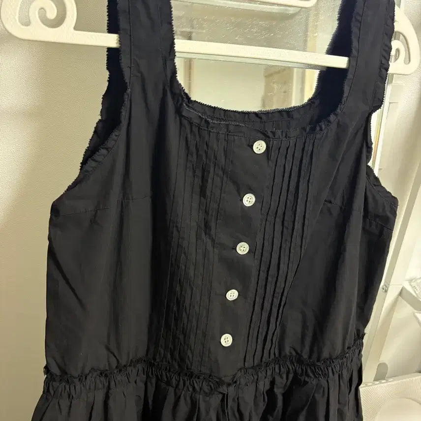 [BUNJANG] Shardrama CARMI Cotton Dress [Black] / 샤드라마 원피스 CARMI COTTON DRESS [BLACK]