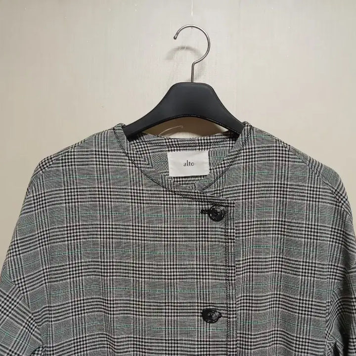 [BUNJANG] Alto Check Long Shirt Dress / alto 알토 체크 롱 셔츠형 원피스 F