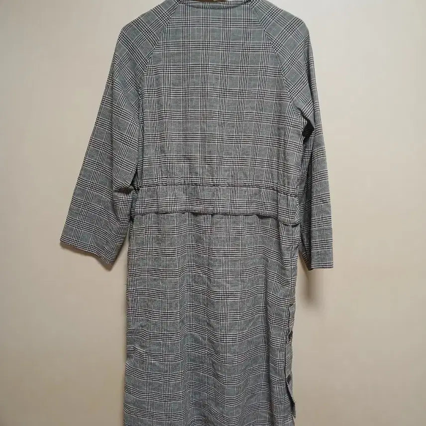[BUNJANG] Alto Check Long Shirt Dress / alto 알토 체크 롱 셔츠형 원피스 F