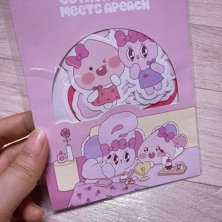 [BUNJANG] Kakao Friends Esther Bunny X Apeach Sticker / [단종] 카카오프렌즈 에스더버니 X 어피치 스티커