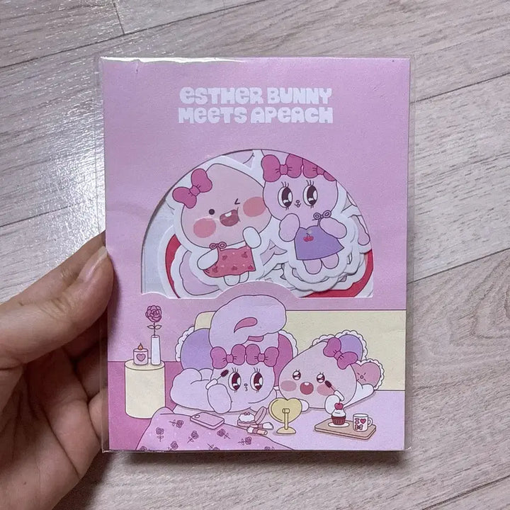 [BUNJANG] Kakao Friends Esther Bunny X Apeach Sticker / [단종] 카카오프렌즈 에스더버니 X 어피치 스티커