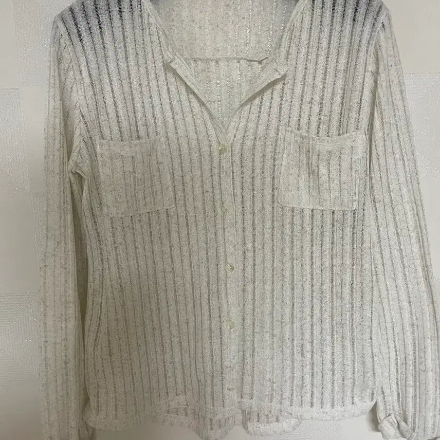[BUNJANG] DJ.SONA Ivory See-Through Cardigan / DJ.SONA 시스루 가디건