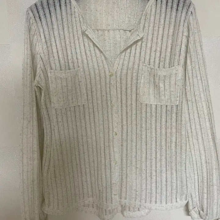 [BUNJANG] DJ.SONA Ivory See-Through Cardigan / DJ.SONA 시스루 가디건
