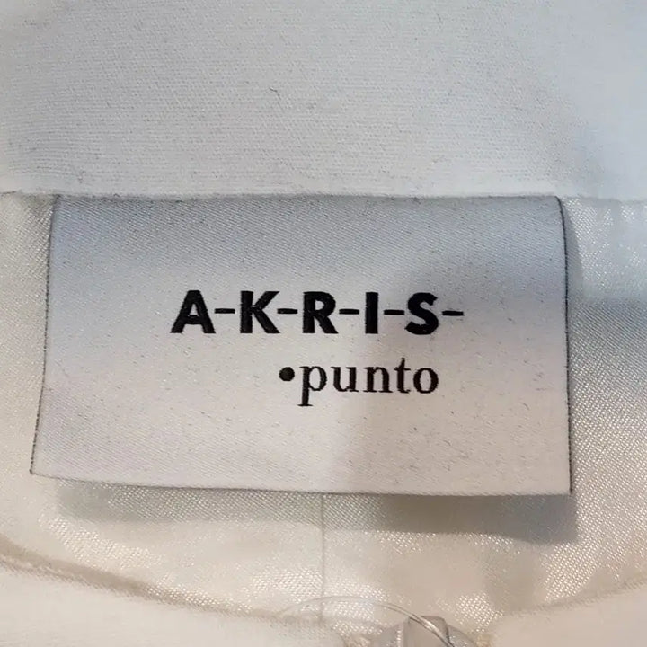 [BUNJANG] Akris Punto White Zip-Up Jacket / 아크리스 푼토 화이트 집업 자켓