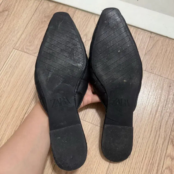 [BUNJANG] ZARA Mules Block Loafers 240 / 자라 뮬 블로퍼 240
