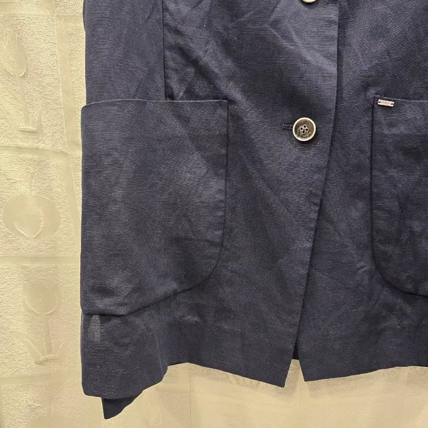 [BUNJANG] Hazzys Navy Long Vest / 헤지스 네이비  조끼 베스트 66~77