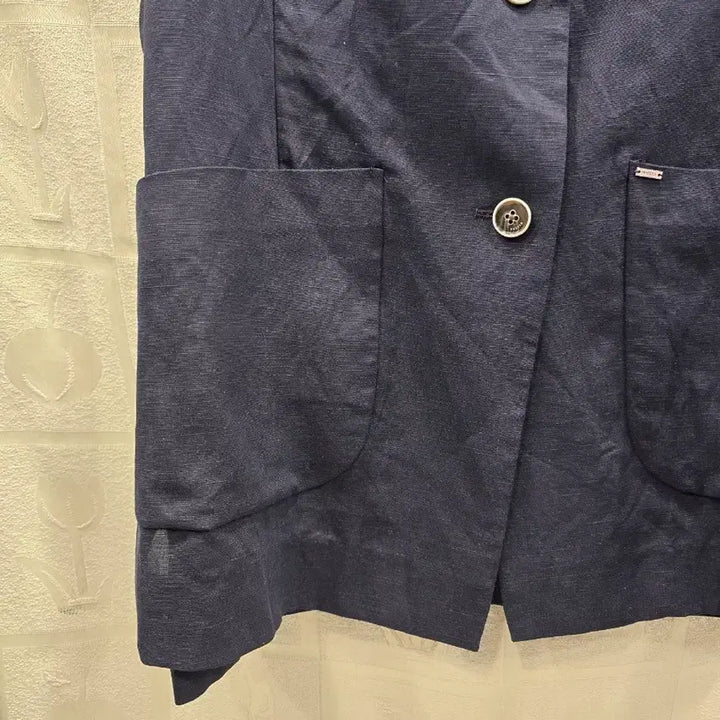 [BUNJANG] Hazzys Navy Long Vest / 헤지스 네이비  조끼 베스트 66~77