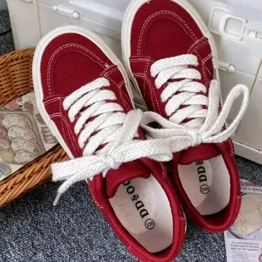 [BUNJANG] Comfortable Canvas Sneakers / 발편한 데일리 스니커즈
