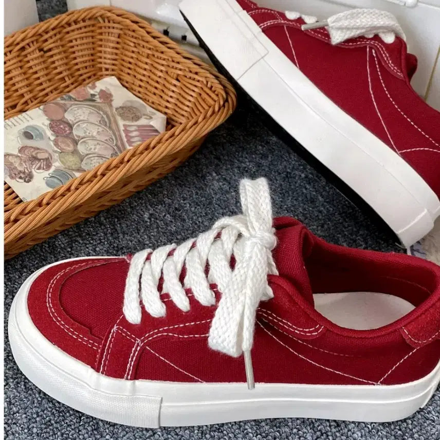 [BUNJANG] Comfortable Canvas Sneakers / 발편한 데일리 스니커즈