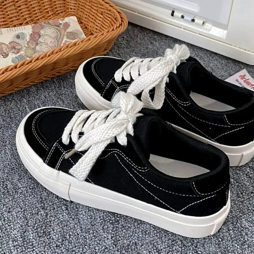[BUNJANG] Comfortable Canvas Sneakers / 발편한 데일리 스니커즈