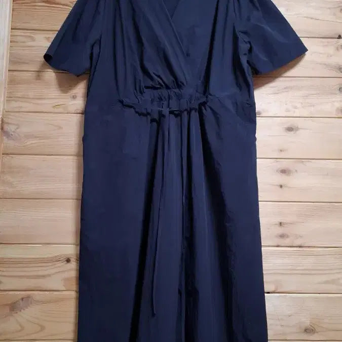 [BUNJANG] Unbranded Long Crinkle Dress / 바스락 롱 원피스