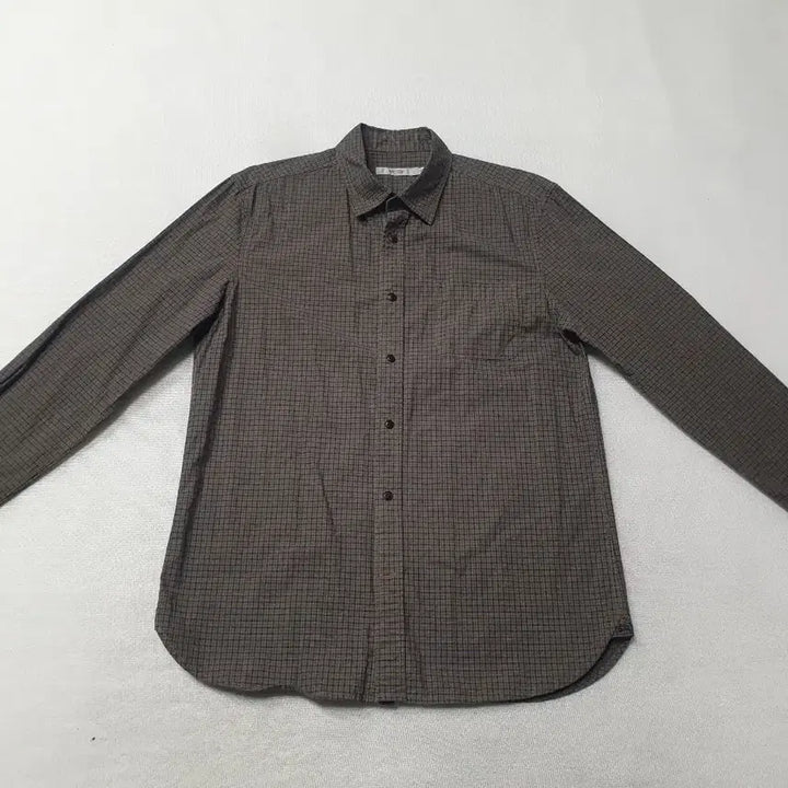 [SOLD OUT] SERIES 브라운 체크 긴팔 셔츠 105