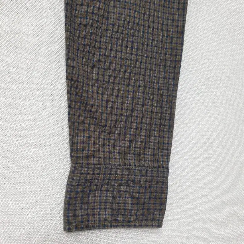 [SOLD OUT] SERIES 브라운 체크 긴팔 셔츠 105