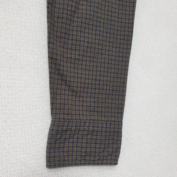[SOLD OUT] SERIES 브라운 체크 긴팔 셔츠 105