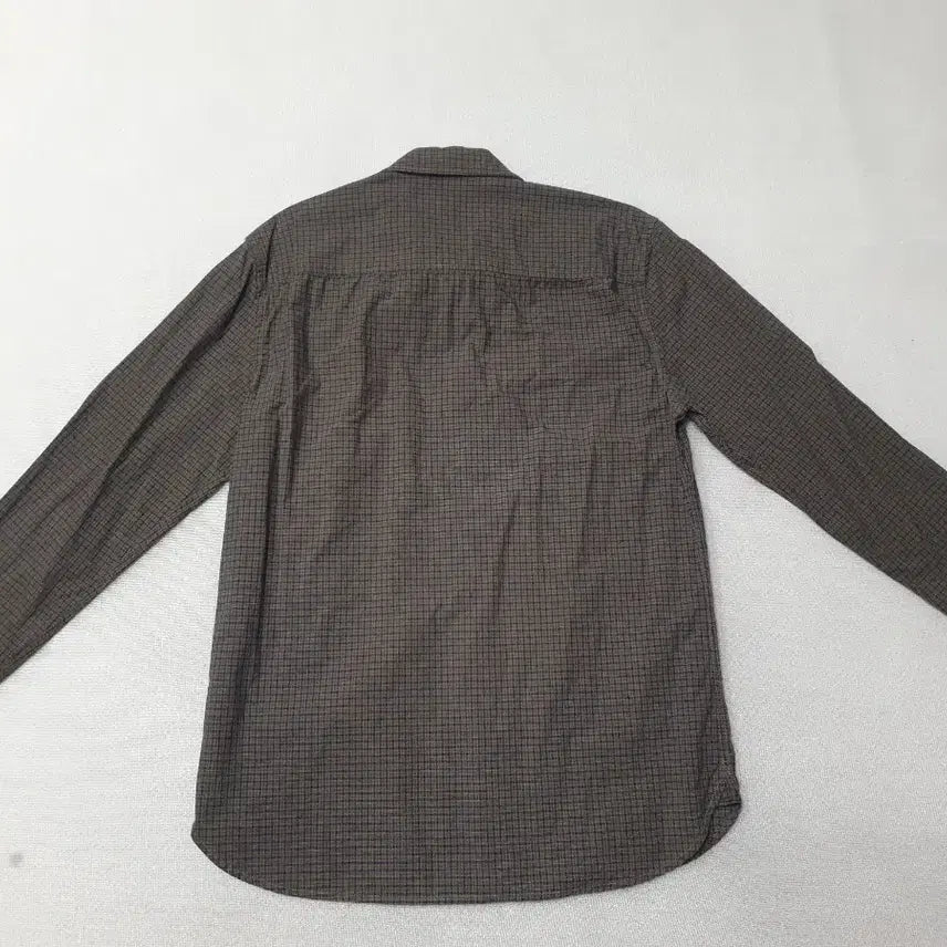 [SOLD OUT] SERIES 브라운 체크 긴팔 셔츠 105