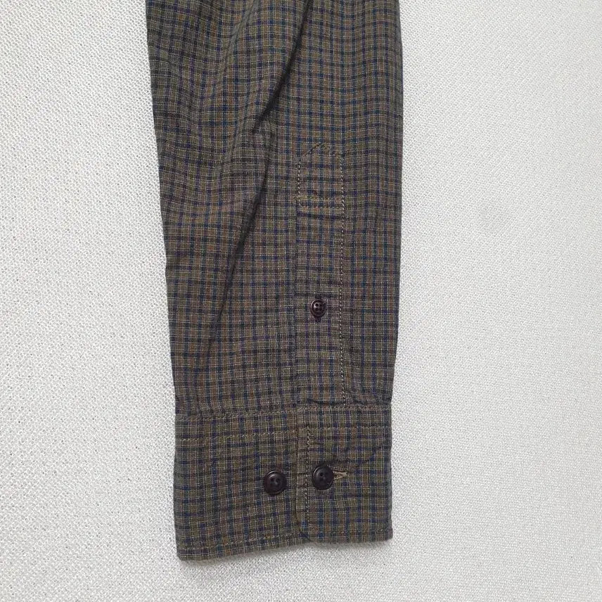 [SOLD OUT] SERIES 브라운 체크 긴팔 셔츠 105