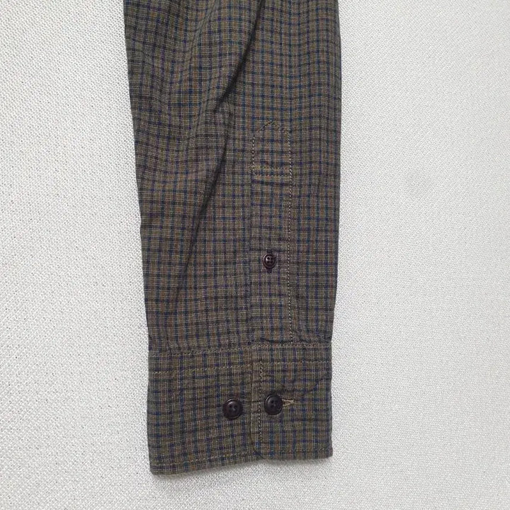 [SOLD OUT] SERIES 브라운 체크 긴팔 셔츠 105