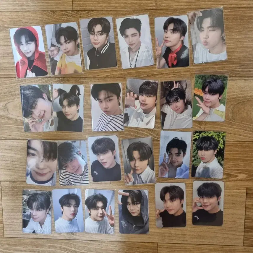 [BUNJANG] ZB1 Park Gunwook POB Photocard Bundle Set / 제베원 박건욱 미공포 포카 24장 일괄 양도