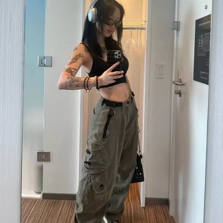 [BUNJANG] Hyeinseo Military Cargo Pants / 새상품 혜인서 밀리터리 카고 [1]
