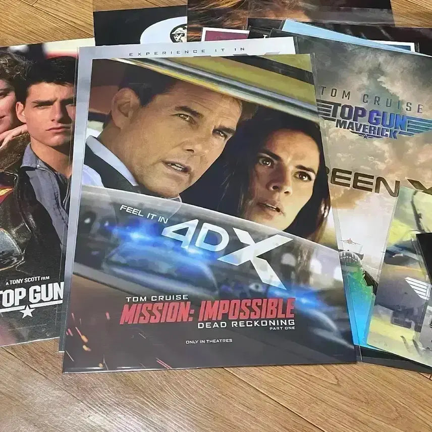 [BUNJANG] Vanilla Sky Magnolia Top Gun Art Card Poster Bundle / 바닐라스카이 매그놀리아 포스터 톰크루즈 영화 탑건아트카드오리지널티켓