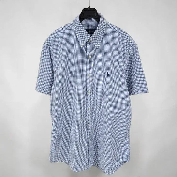 [BUNJANG] Polo Ralph Lauren Checkered Short Sleeve Shirt / 100 POLO 폴로 랄프로렌 체크 반팔 셔츠
