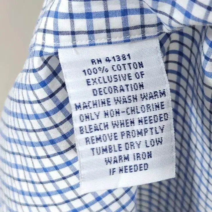 [BUNJANG] Polo Ralph Lauren Checkered Short Sleeve Shirt / 100 POLO 폴로 랄프로렌 체크 반팔 셔츠