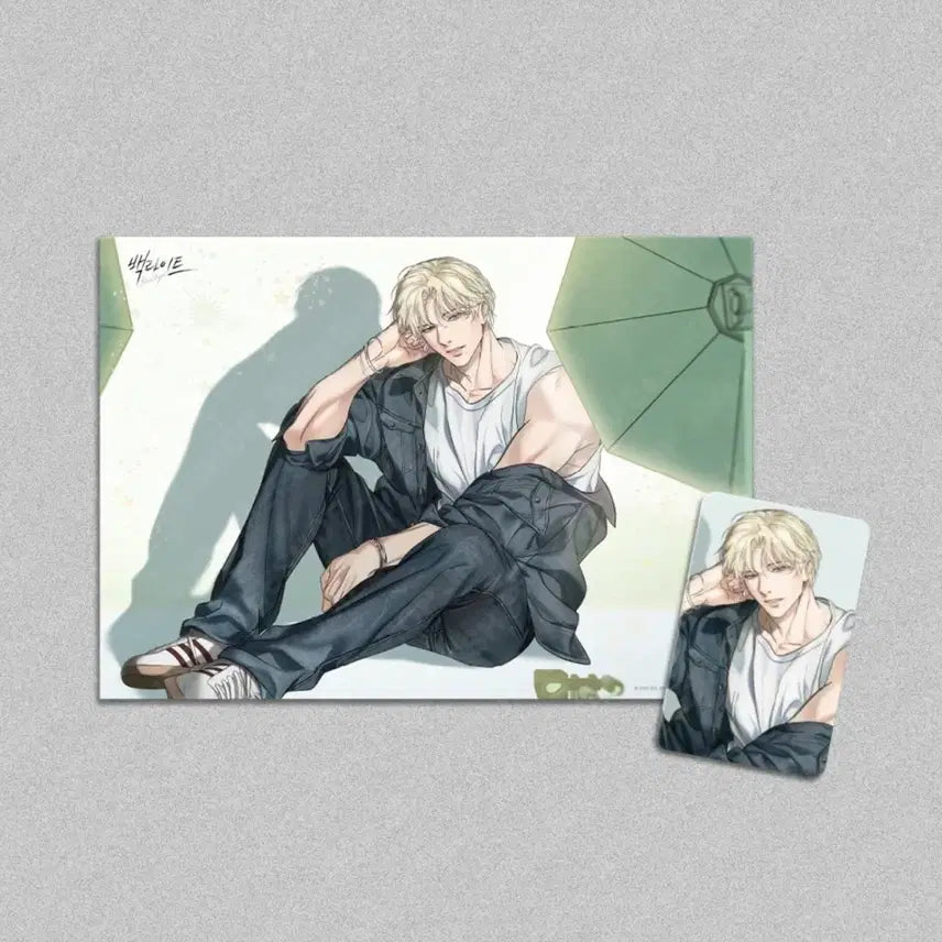 [BUNJANG] Han Seo-in Photo Book Scrap File Set with Magazine Poster &amp; Can Badges / 백라이트 한서인 화보 스크랩파일+매거진 포스터+캔뱃지3