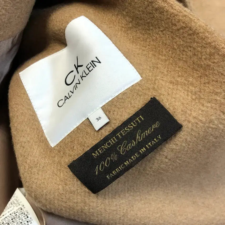 [BUNJANG] Calvin Klein Italian Cashmere Coat / 한섬 22년 캘빈클라인 이태리 캐시미어100% 코트 올드머니룩 CK