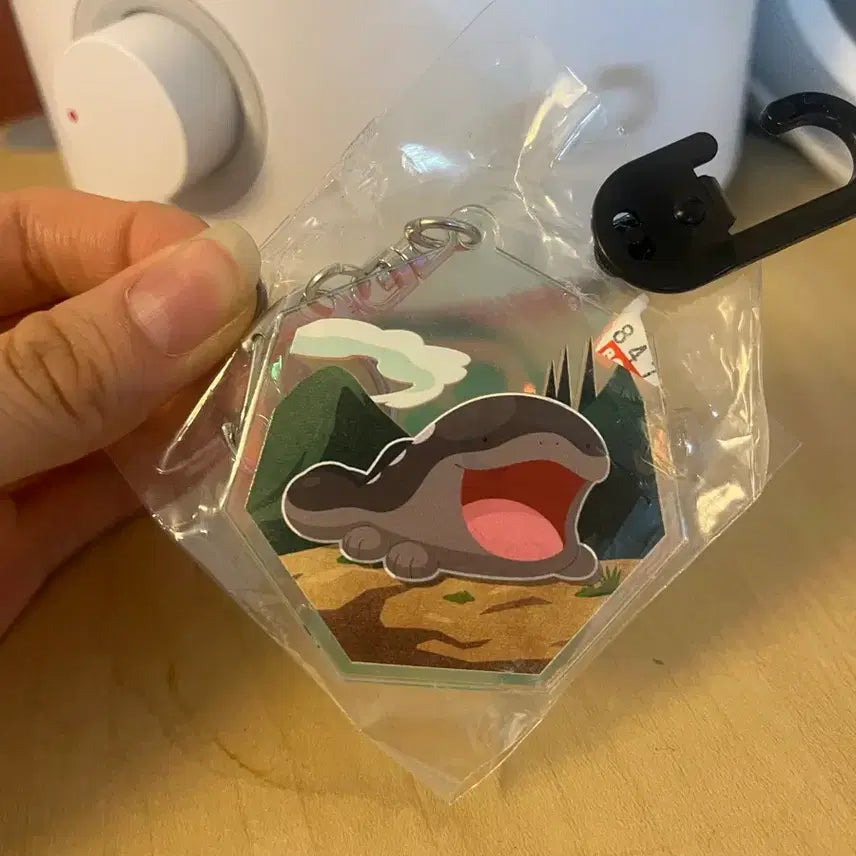 [BUNJANG] Pokemon Toho Acrylic Hologram Keyring Quagsire / 포켓몬스터 토오 아크릴 홀로그램 키링 누오 포켓몬 푸키몬