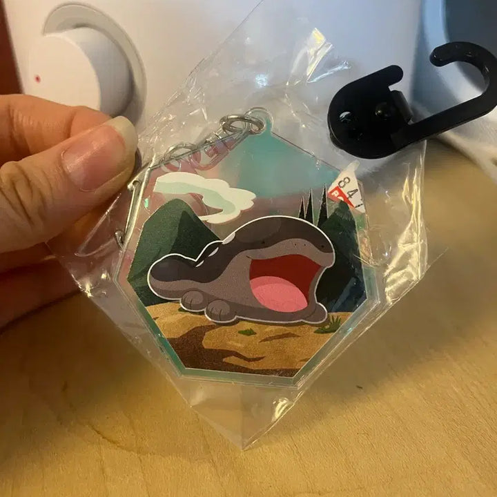 [BUNJANG] Pokemon Toho Acrylic Hologram Keyring Quagsire / 포켓몬스터 토오 아크릴 홀로그램 키링 누오 포켓몬 푸키몬