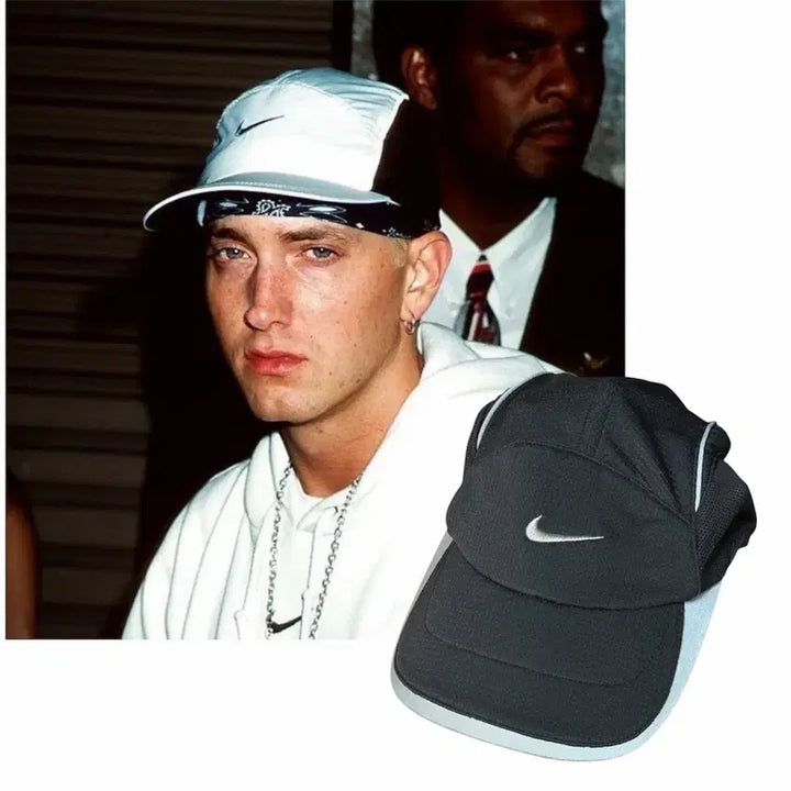 [BUNJANG] Nike Eminem Archive Sparrow Cap Scotch Ball Cap Black / 00s 나이키 아카이브 에미넴 참새캡 스카치 볼캡 블랙버전
