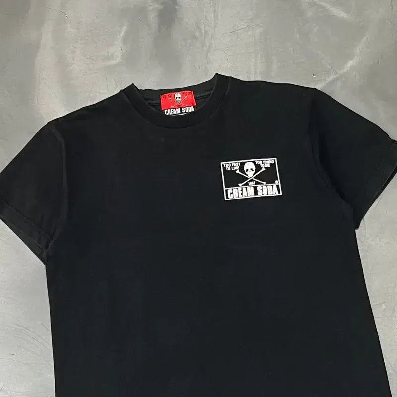 [BUNJANG] Creamsoda Logo T-shirt / 크림소다 로고 반팔티 y16415