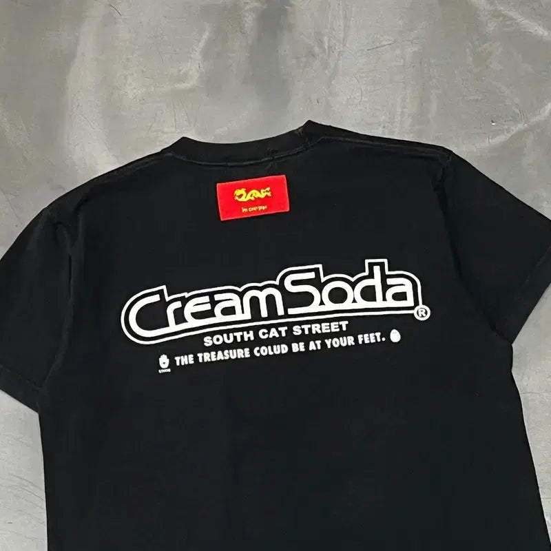 [BUNJANG] Creamsoda Logo T-shirt / 크림소다 로고 반팔티 y16415