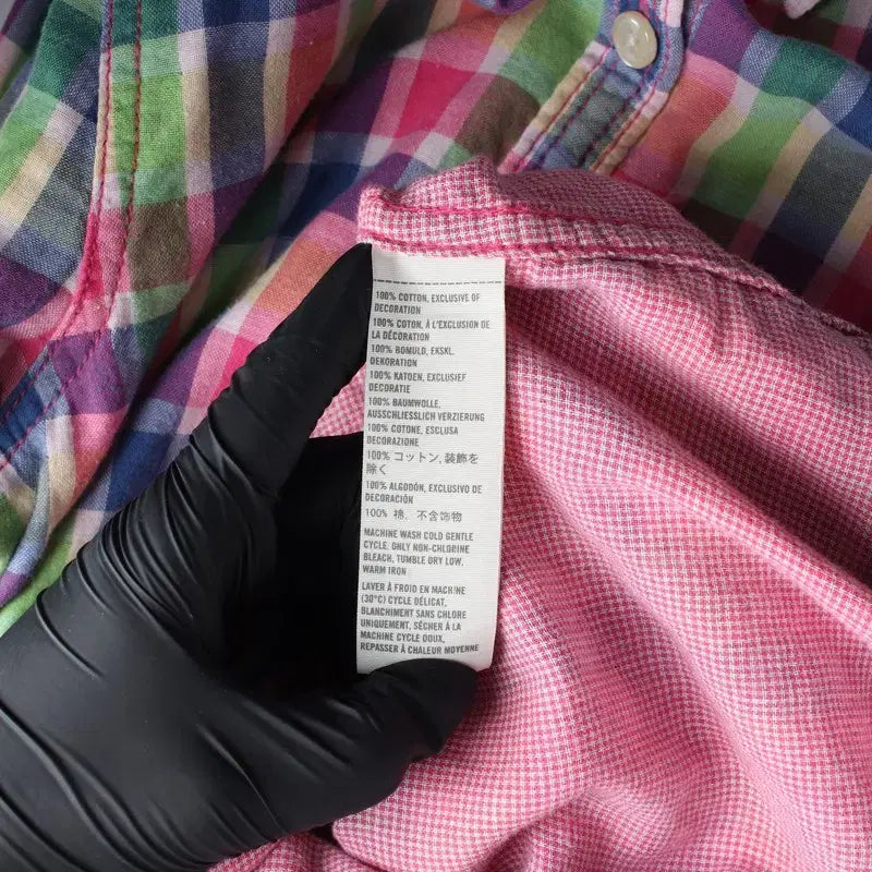 [BUNJANG] Hollister Plaid Check Long Sleeve Shirt XS / 홀리스터 컬러풀 플레이드 체크 롱슬리브 셔츠 XS